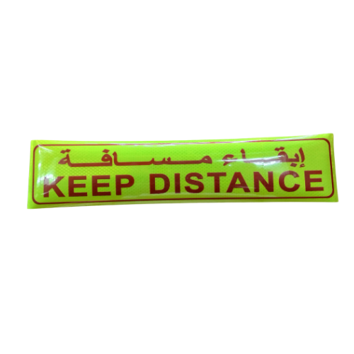 REFLECTIVE STICKERS (KEEP DISTANCE)